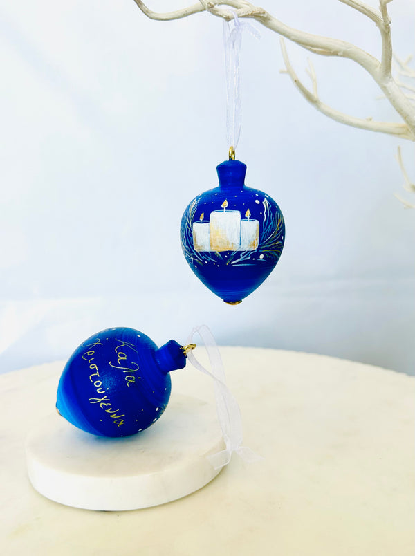 Hand-painted Greek Church Bauble