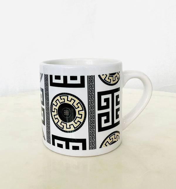 Greek Meander Cappuccino Mug