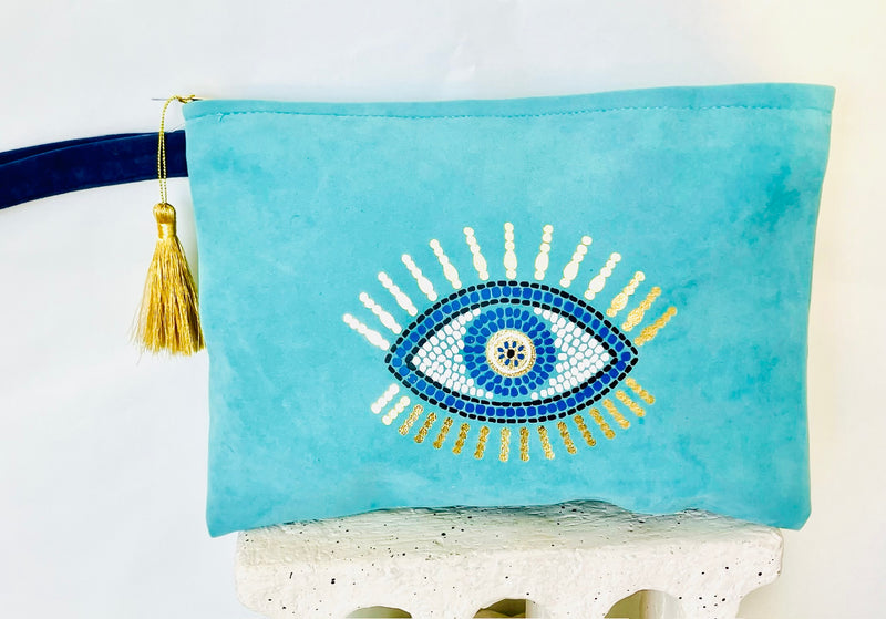 Turquoise Mati Clutch