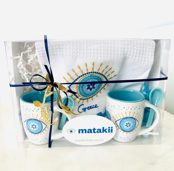 Tea Towel & Espresso Shot Gift Set - Mati