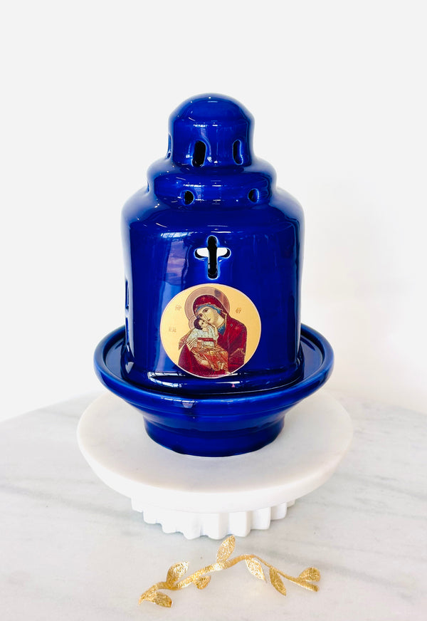 Church Inspired Candilli - Blue