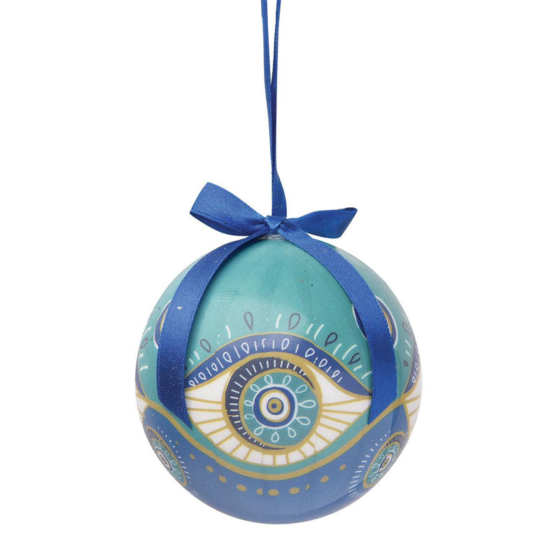 Christmas Bauble - Turquoise Evil Eye