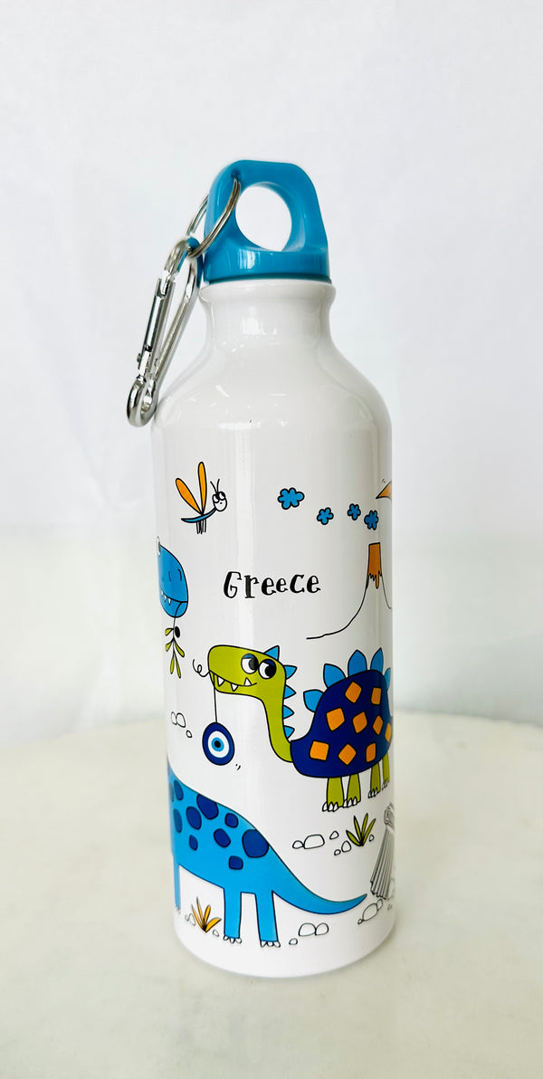 Greek Dinosaur Drink Bottle