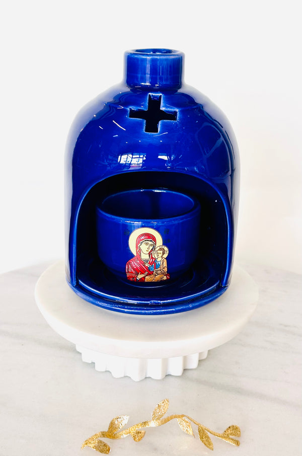 Large Dome Candili - Blue