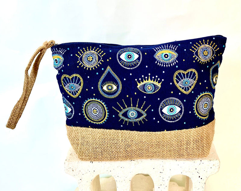 Navy Mati Clutch