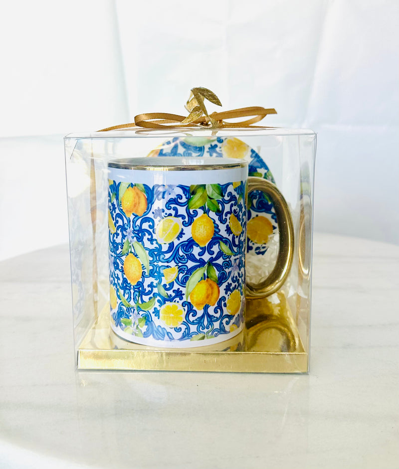 Lemon Coffee Mug - Gift Set