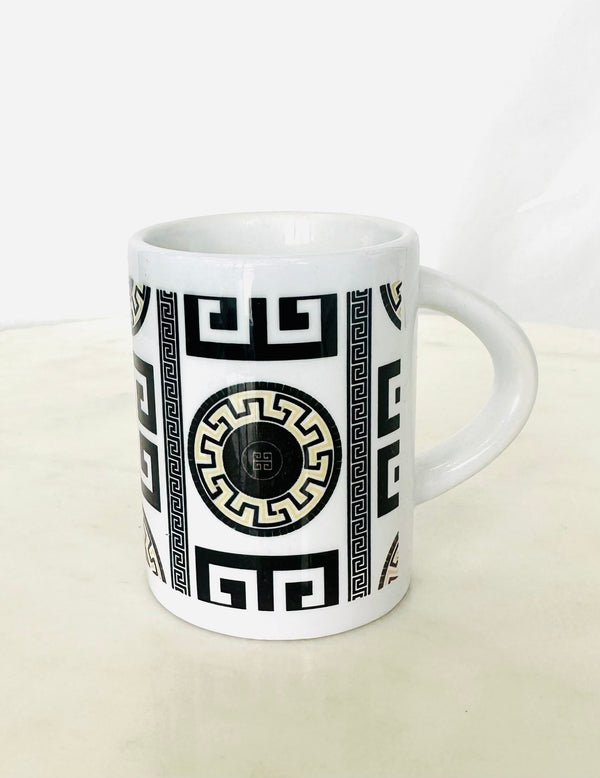 Greek Meander Espresso Coffee Mug