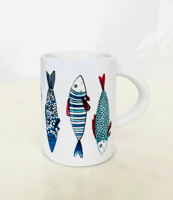 Fish Design Espresso Mug