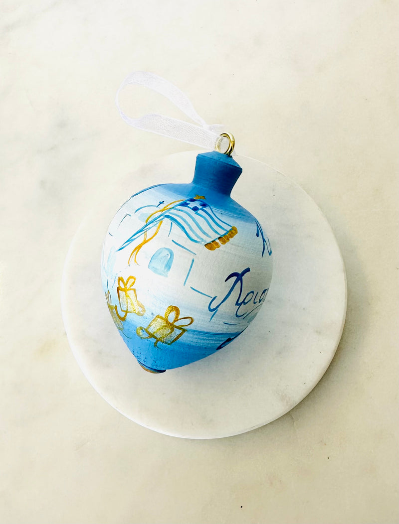 Traditional Grecian Christmas Bauble