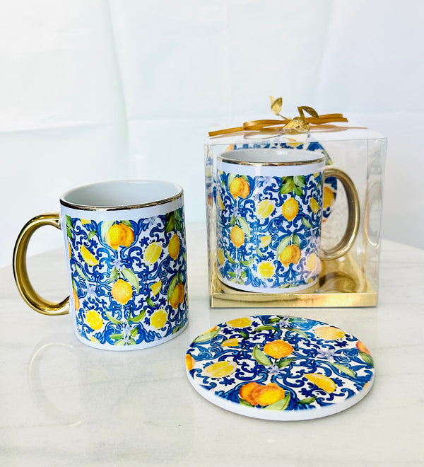 Lemon Coffee Mug - Gift Set