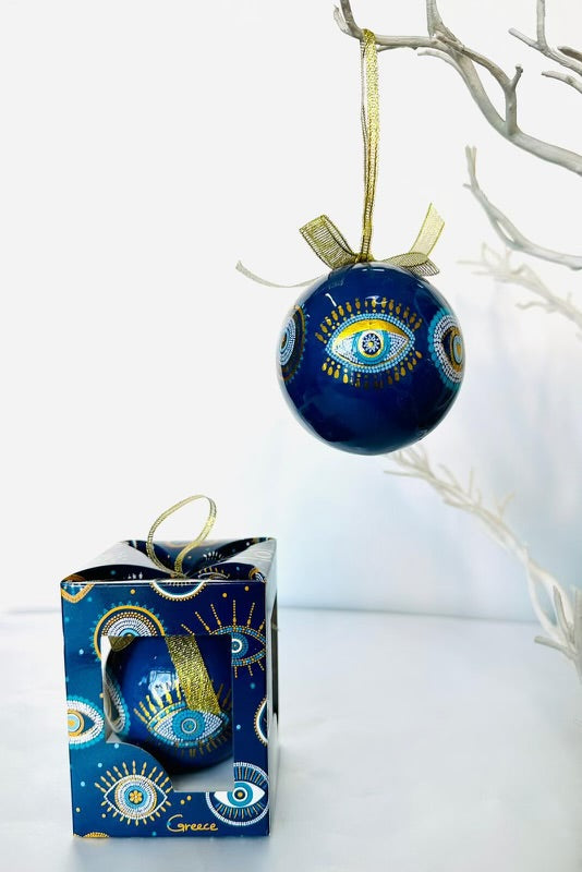 Christmas Bauble - Abstract Evil Eye