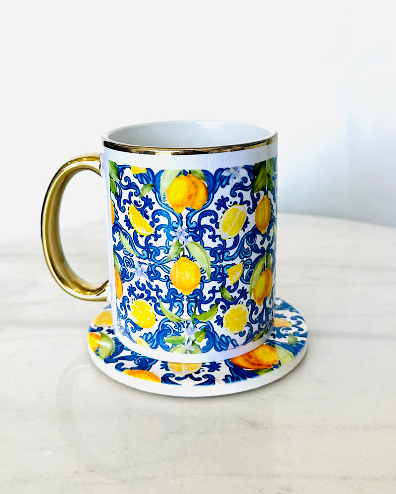 Lemon Coffee Mug - Gift Set