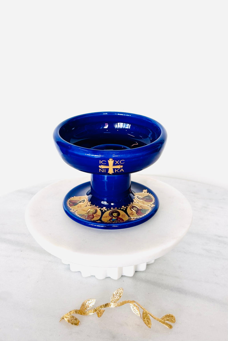 Thimiato Icon Insense Burner - Blue