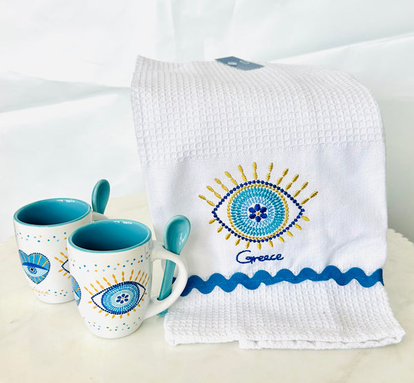 Tea Towel & Espresso Shot Gift Set - Mati