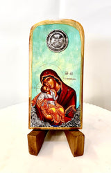 Icon Of Virgin Mary (Panayia) And Jesus