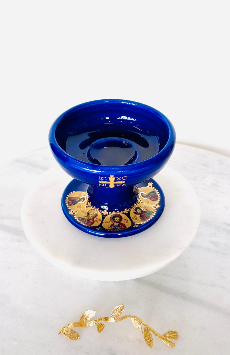 Thimiato Icon Insense Burner - Blue