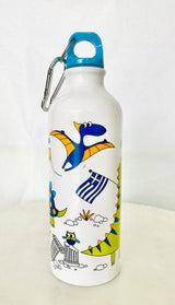 Greek Dinosaur Drink Bottle