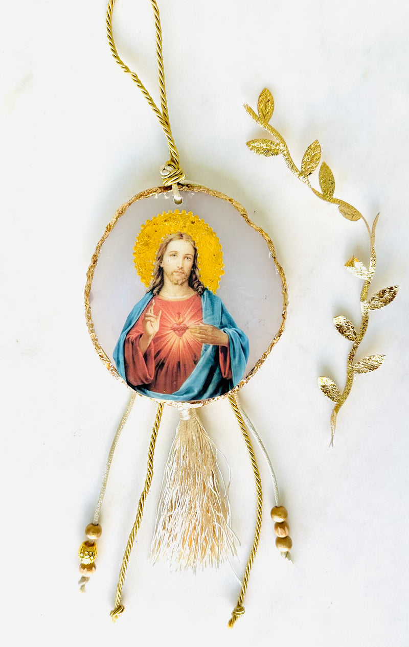 Catholic Jesus Hanging Amulet