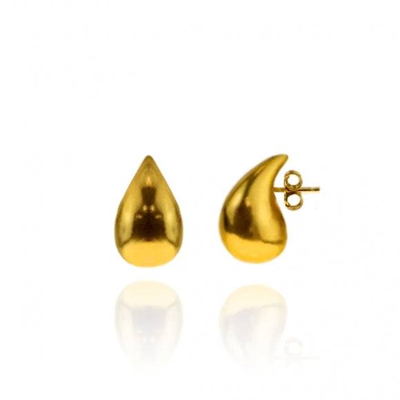 Zara Gold Water Drop Gold Earrings