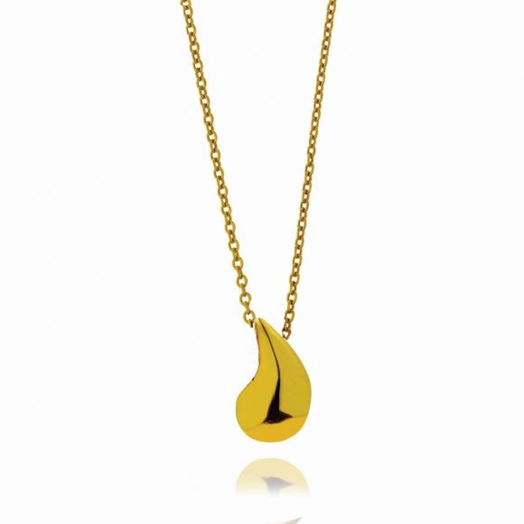 Zara Gold Water Drop Necklace