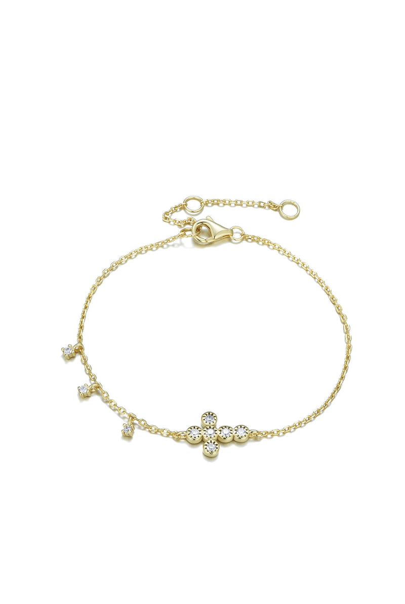 Gold Mini Crystal Bracelet