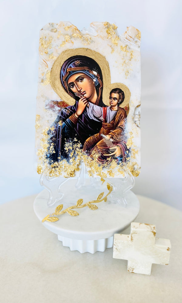 Panayia & Baby Jesus Icon