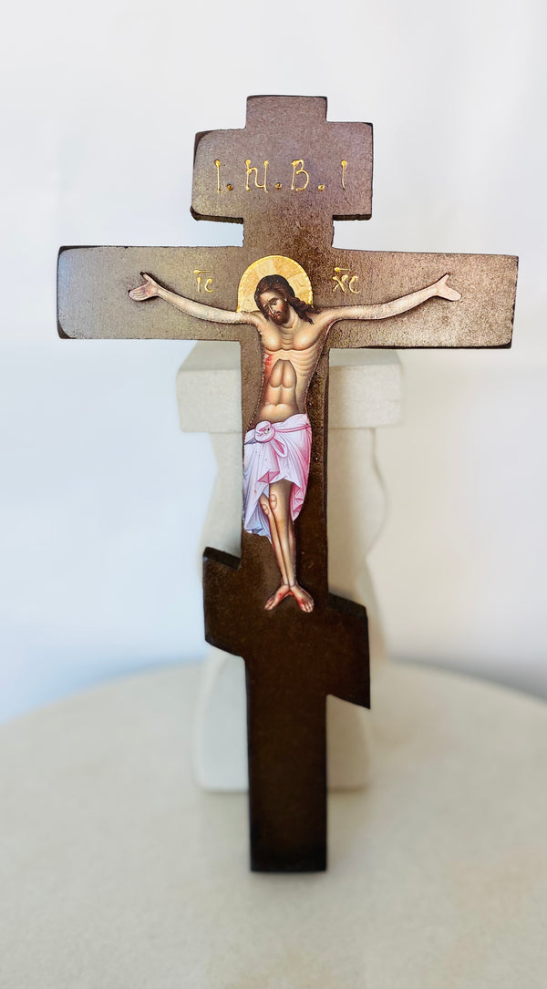 Wooden Orthodox Crucifix