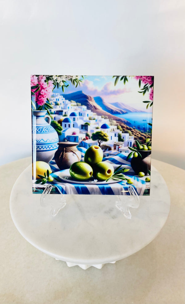 Greek Island Olives - Tile