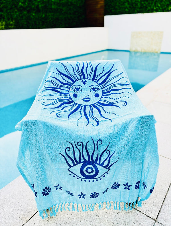 Sun & Mati Beach Towel - Turquoise