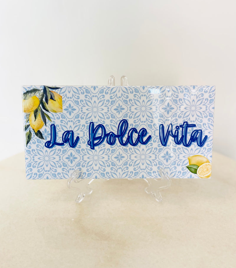 'La Dolve Vita' Ceramic Tile