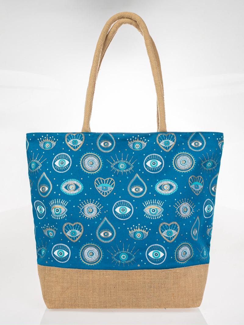 Mati Pattern Beach Bag