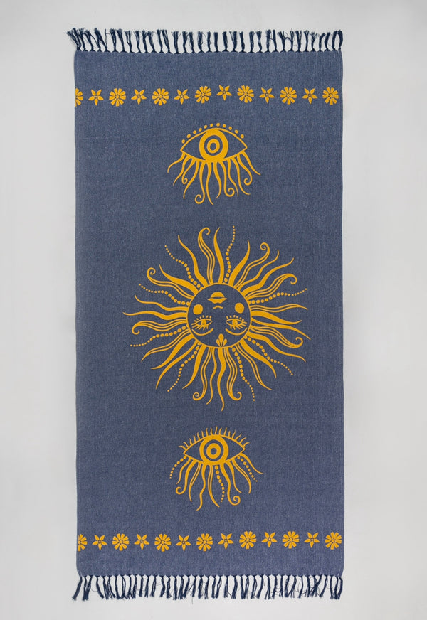 Sun & Mati Beach Towel - Navy