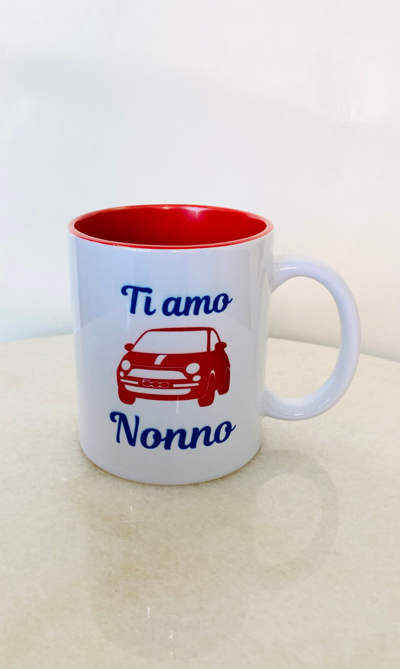 Italian Ti Amo Nonno Car Mug