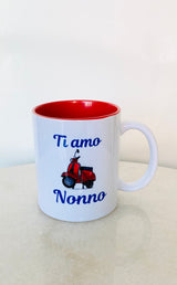 Italian Ti Amo Nonno Scooter Mug