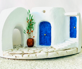 Greek Village Decor Art Piece