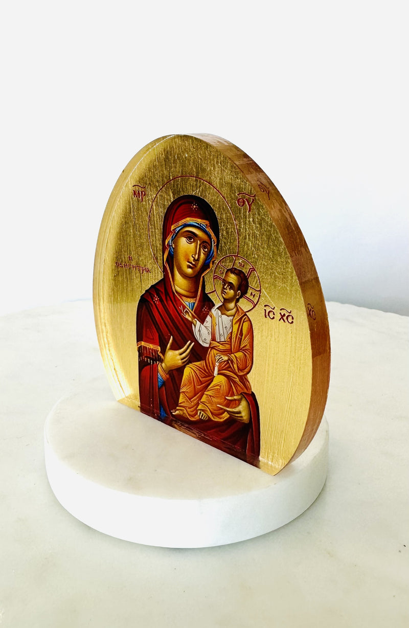 Panagia and Baby Jesus Acrylic Icon