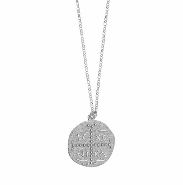 NIKA Symbol Silver Necklace